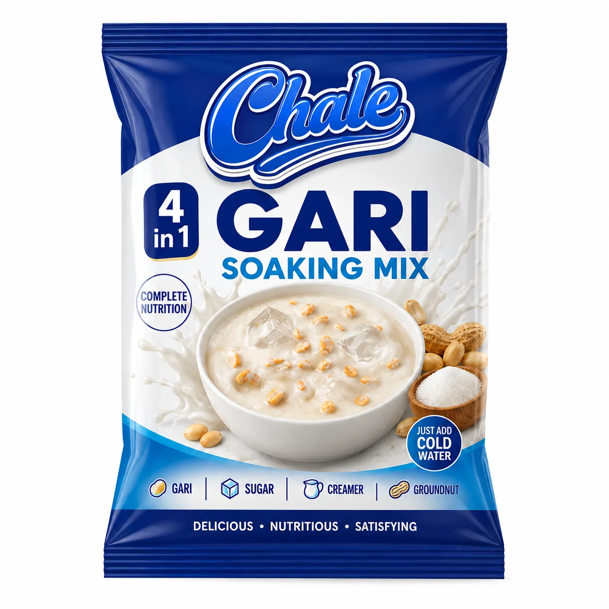 Chale 4-in-1 Gari Soaking Mix