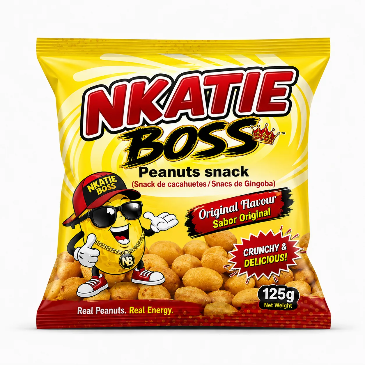 Nkatie Boss Peanut Burger Yellow Pack
